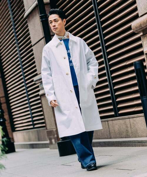 Mackintosh(マッキントッシュ)の「MACKINTOSH(マッキントッシュ) 別注 NEW BALFIELD(ステンカラーコート・メンズ・ベージュ/ブラック/ホワイト系その他・40/38/36)」の17枚目の写真