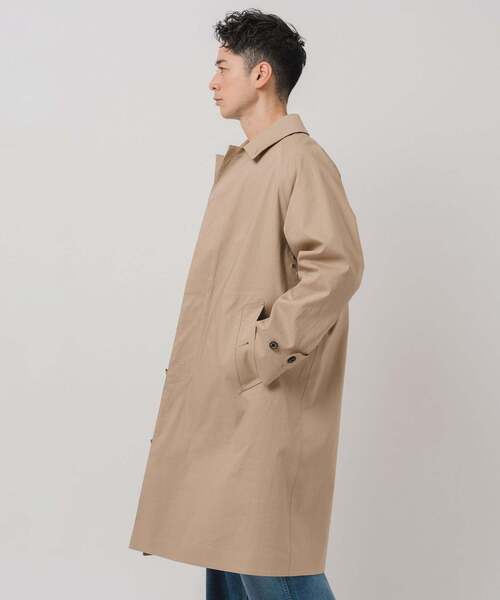 Mackintosh(マッキントッシュ)の「MACKINTOSH(マッキントッシュ) 別注 NEW BALFIELD(ステンカラーコート・メンズ・ベージュ/ブラック/ホワイト系その他・40/38/36)」の9枚目の写真