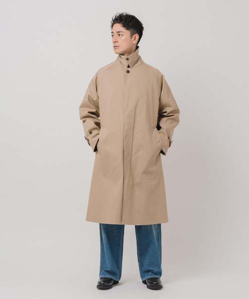 Mackintosh(マッキントッシュ)の「MACKINTOSH(マッキントッシュ) 別注 NEW BALFIELD(ステンカラーコート・メンズ・ベージュ/ブラック/ホワイト系その他・40/38/36)」の15枚目の写真