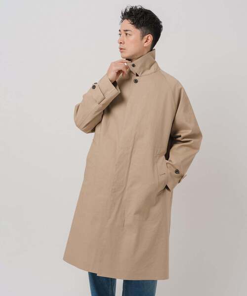 Mackintosh(マッキントッシュ)の「MACKINTOSH(マッキントッシュ) 別注 NEW BALFIELD(ステンカラーコート・メンズ・ベージュ/ブラック/ホワイト系その他・40/38/36)」の17枚目の写真