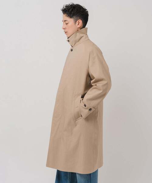 Mackintosh(マッキントッシュ)の「MACKINTOSH(マッキントッシュ) 別注 NEW BALFIELD(ステンカラーコート・メンズ・ベージュ/ブラック/ホワイト系その他・40/38/36)」の18枚目の写真