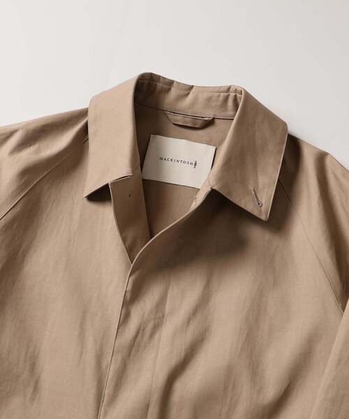 Mackintosh(マッキントッシュ)の「MACKINTOSH(マッキントッシュ) 別注 NEW BALFIELD(ステンカラーコート・メンズ・ベージュ/ブラック/ホワイト系その他・40/38/36)」の22枚目の写真