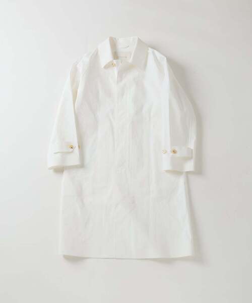 Mackintosh(マッキントッシュ)の「MACKINTOSH(マッキントッシュ) 別注 NEW BALFIELD(ステンカラーコート・メンズ・ベージュ/ブラック/ホワイト系その他・40/38/36)」の5枚目の写真