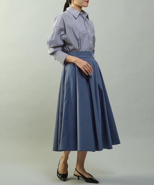 Tiara（ティアラ）の「サーキュラーフレアスカート（スカート・レディース・ネイビー/ブルー・3）」の15枚目の写真