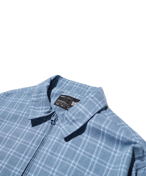 BROWNBREATH（ブラウンブレス）の「BB DEPT HARRINGTON JACKET - LIGHT BLUE（その他アウター・レディース・その他・L/XL）」の3枚目の写真