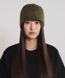 9999ARCHIVE（9999アーカイブ）の「Linking Flower Jacquard Beanie（ニットキャップ/ビーニー）」