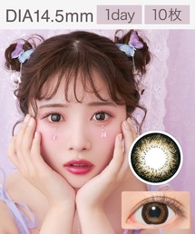 marble（マーブル）の「Marble 1day キャラメルラテ （10枚入り）（コンタクトレンズ・カラコン）」