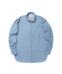 PRODESHIRT（プロデシャツ）の「[コンフォート] フィレンツェフラワーデニムシャツ (薄青)（シャツ/ブラウス）」