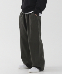 PIANER（ピアネール）の「ストリングワイドコットンカーゴパンツ（チャコール）（その他パンツ）」