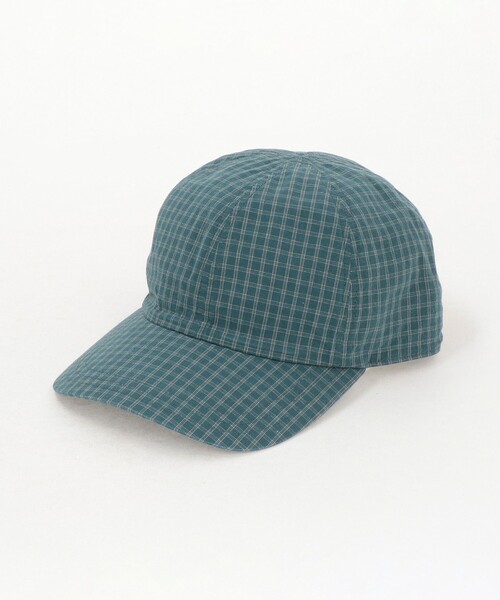 Steven Alan（スティーブンアラン）の「＜Steven Alan＞ ポプリン グラフチェック キャップ（キャップ・メンズ・ライトグレー/コバルトブルー・FREE）」の2枚目の写真