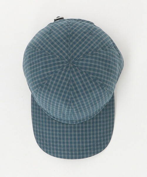 Steven Alan（スティーブンアラン）の「＜Steven Alan＞ ポプリン グラフチェック キャップ（キャップ・メンズ・ライトグレー/コバルトブルー・FREE）」の6枚目の写真