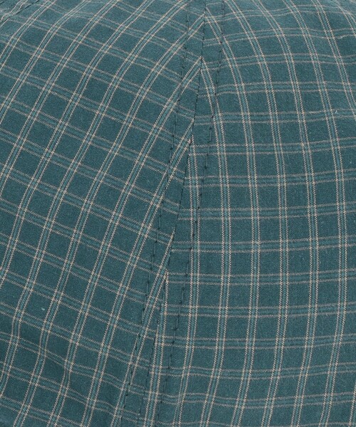 Steven Alan（スティーブンアラン）の「＜Steven Alan＞ ポプリン グラフチェック キャップ（キャップ・メンズ・ライトグレー/コバルトブルー・FREE）」の9枚目の写真