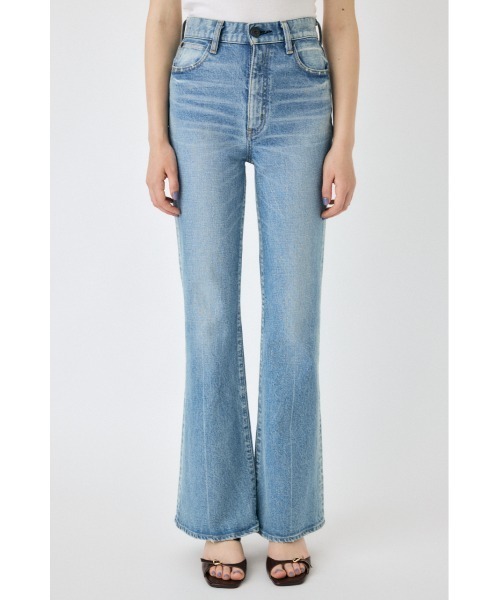【新品・タグ付き】MOUSSY MVS BLU フレア　24 気まぐれセール シリーズ累計24万本販売】MVS L/BLU FLARE(L)（デニムパンツ）｜MOUSSY