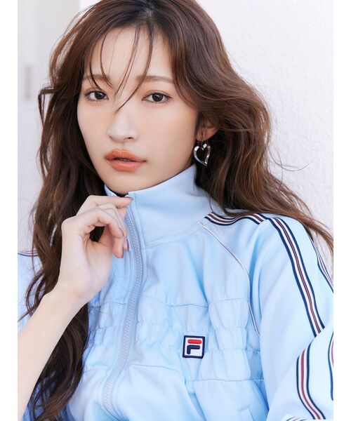 FILA(フィラ)の「【FILA】シャーリングポイントジャージ(その他アウター・レディース・ピンク/ブルー・FREE)」の1枚目の写真