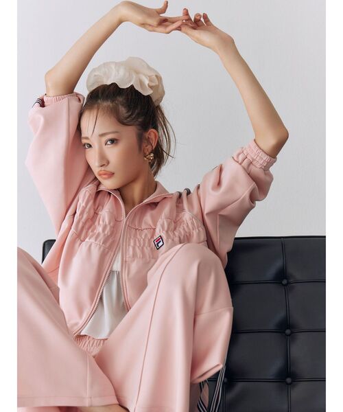 FILA(フィラ)の「【FILA】シャーリングポイントジャージ(その他アウター・レディース・ピンク/ブルー・FREE)」の3枚目の写真