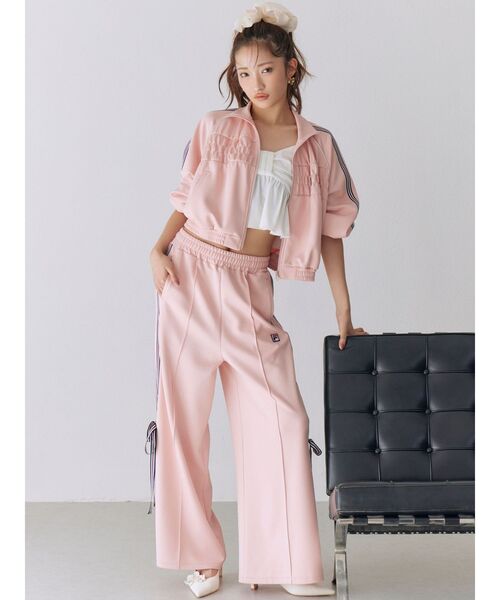 FILA(フィラ)の「【FILA】シャーリングポイントジャージ(その他アウター・レディース・ピンク/ブルー・FREE)」の6枚目の写真