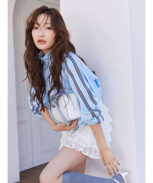 FILA(フィラ)の「【FILA】シャーリングポイントジャージ(その他アウター・レディース・ピンク/ブルー・FREE)」の8枚目の写真