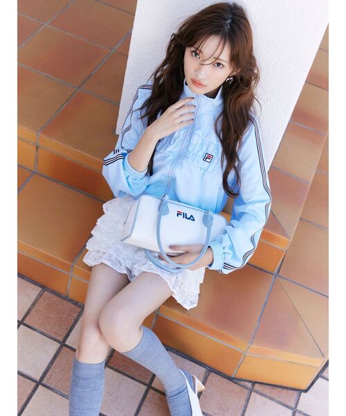 FILA(フィラ)の「【FILA】シャーリングポイントジャージ(その他アウター・レディース・ピンク/ブルー・FREE)」の9枚目の写真