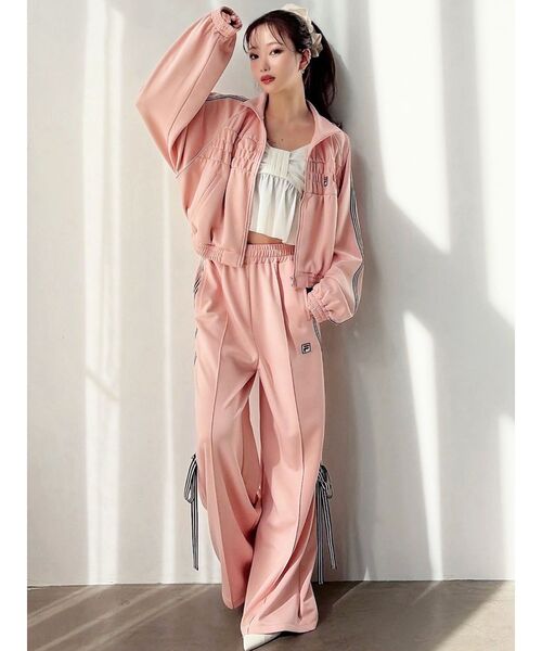 FILA(フィラ)の「【FILA】シャーリングポイントジャージ(その他アウター・レディース・ピンク/ブルー・FREE)」の14枚目の写真