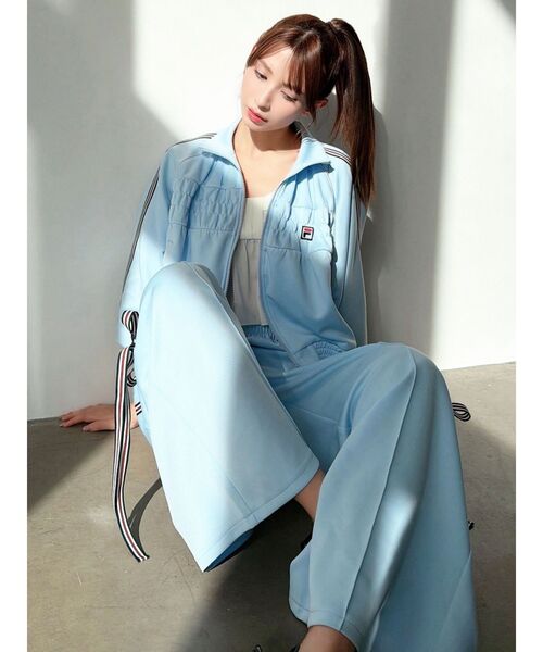 FILA(フィラ)の「【FILA】シャーリングポイントジャージ(その他アウター・レディース・ピンク/ブルー・FREE)」の17枚目の写真