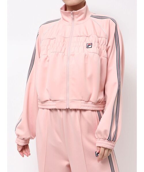 FILA(フィラ)の「【FILA】シャーリングポイントジャージ(その他アウター・レディース・ピンク/ブルー・FREE)」の6枚目の写真