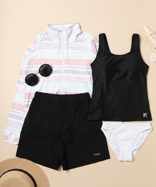 セール】【FILA/フィラ】レディースラッシュ+タンキニ4点セット水着