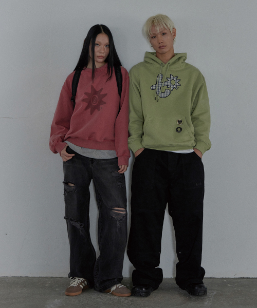TONY LAWRENCE(トニーローレンス)の「ウォッシュドダブルニーパンツブラック(その他パンツ・レディース・その他・LARGE/MEDIUM/SMALL)」の4枚目の写真