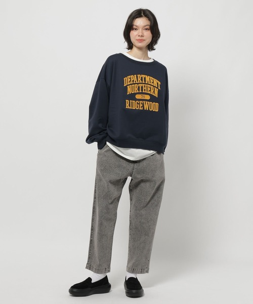 niko and...(ニコアンド)の「ストレッチテーパードパンツ(その他パンツ・レディース・ホワイト/ライトグレー/ライトブルー/ブラック/アイボリー/インディゴブルー/キャメル・MEDIUM/LARGE/SMALL)」の4枚目の写真