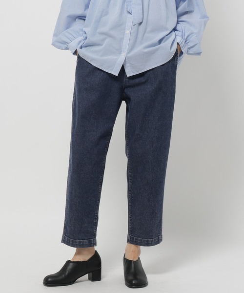 niko and...(ニコアンド)の「ストレッチテーパードパンツ(その他パンツ・レディース・ホワイト/ライトグレー/ライトブルー/ブラック/アイボリー/インディゴブルー/キャメル・MEDIUM/LARGE/SMALL)」の9枚目の写真