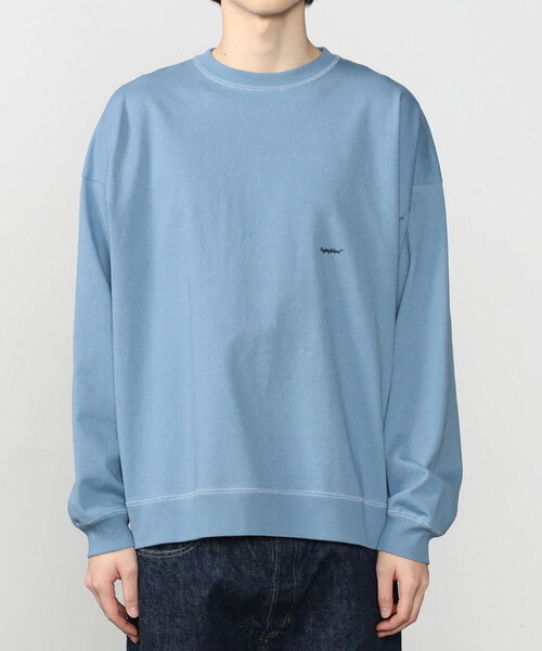 GYMPHLEX(ジムフレックス)の「Gymphlex | クルーネック 長袖Tシャツ MEN(Tシャツ/カットソー・メンズ・ブルー系その他/チャコール/オフホワイト/グリーン・M/L)」の11枚目の写真