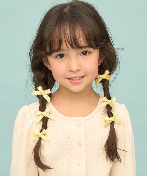 Lycee mine（リセマイン）の「ちびヘアクリップ(6コセット)（バレッタ/ヘアクリップ・キッズ・ラベンダー/サックスブルー/ミント/クリーム/ライトピンク/アイボリー・F）」の3枚目の写真