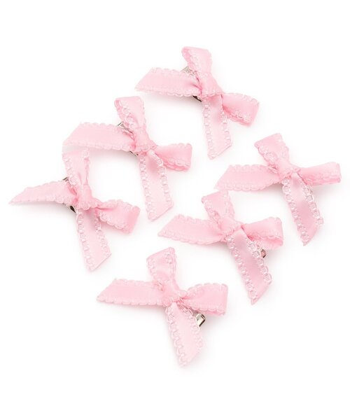 Lycee mine（リセマイン）の「ちびヘアクリップ(6コセット)（バレッタ/ヘアクリップ・キッズ・ラベンダー/サックスブルー/ミント/クリーム/ライトピンク/アイボリー・F）」の8枚目の写真