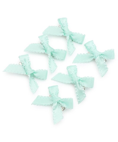 Lycee mine（リセマイン）の「ちびヘアクリップ(6コセット)（バレッタ/ヘアクリップ・キッズ・ラベンダー/サックスブルー/ミント/クリーム/ライトピンク/アイボリー・F）」の11枚目の写真