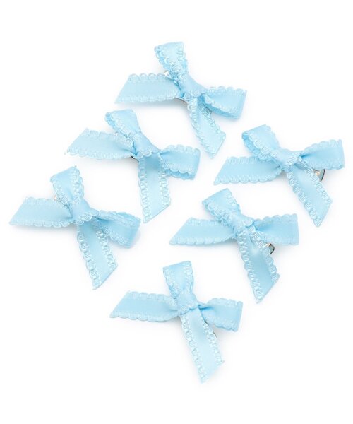 Lycee mine（リセマイン）の「ちびヘアクリップ(6コセット)（バレッタ/ヘアクリップ・キッズ・ラベンダー/サックスブルー/ミント/クリーム/ライトピンク/アイボリー・F）」の12枚目の写真