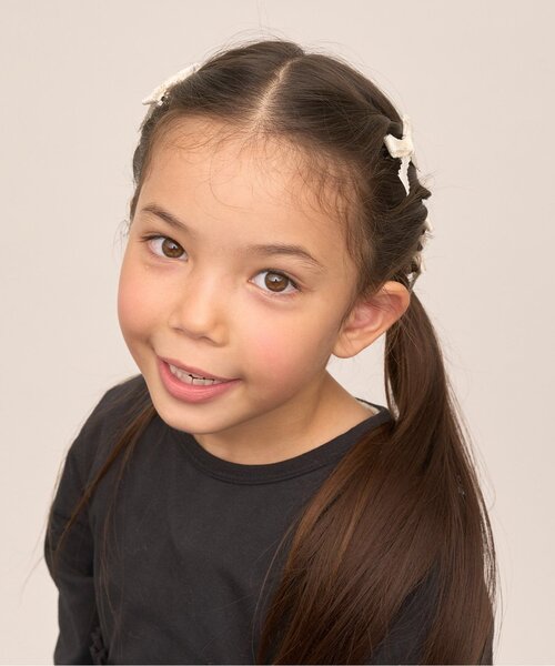 Lycee mine（リセマイン）の「ちびヘアクリップ(6コセット)（バレッタ/ヘアクリップ・キッズ・ラベンダー/サックスブルー/ミント/クリーム/ライトピンク/アイボリー・F）」の16枚目の写真