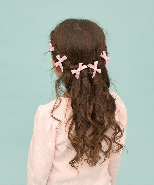 Lycee mine（リセマイン）の「ちびヘアクリップ(6コセット)（バレッタ/ヘアクリップ・キッズ・ラベンダー/サックスブルー/ミント/クリーム/ライトピンク/アイボリー・F）」の19枚目の写真