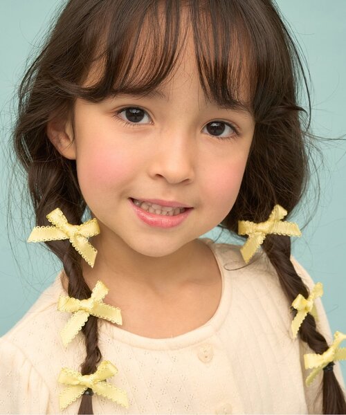 Lycee mine（リセマイン）の「ちびヘアクリップ(6コセット)（バレッタ/ヘアクリップ・キッズ・ラベンダー/サックスブルー/ミント/クリーム/ライトピンク/アイボリー・F）」の20枚目の写真