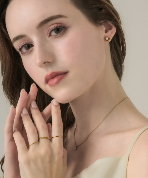 muku(ムク)の「PIERCE/NUANCE SQUEREPEARL(ピアス(両耳用)・レディース・シルバー/ゴールド・FREE)」の21枚目の写真