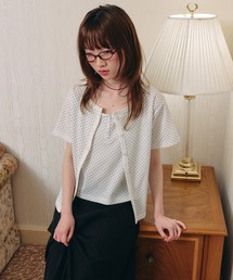 Unblend（アンブレンド）の「【Unblend】2セット ワッフル アソート ヘンリーネックキャミソール コンパクトカーディガン（カーディガン/ボレロ）」