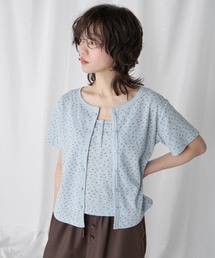 Unblend（アンブレンド）の「【Unblend】2セット ワッフル アソート ヘンリーネックキャミソール コンパクトカーディガン（カーディガン/ボレロ）」