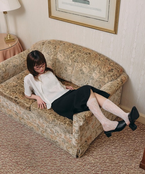 Unblend（アンブレンド）の「【Unblend】2セット ワッフル アソート ヘンリーネックキャミソール/コンパクトカーディガン（カーディガン/ボレロ・レディース・チャコール/ブラック/ライトブルー/杢グレー/オフホワイト・FREE）」の22枚目の写真