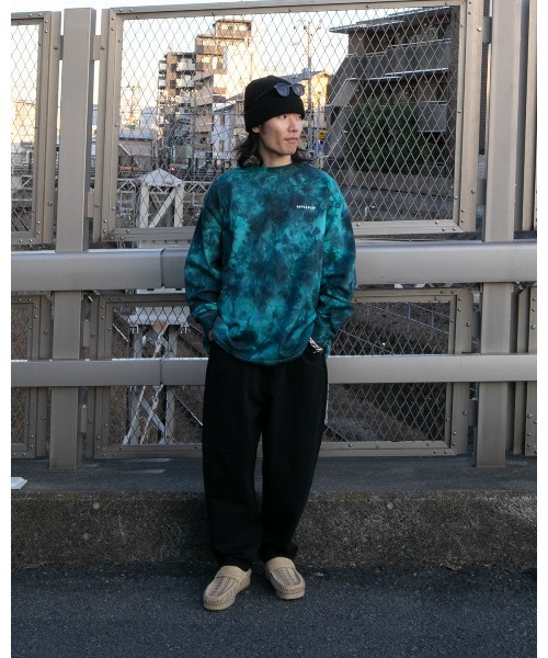 APPLEBUM(アップルバム)の「“Tiedye Freak” L/S T-shirt(Tシャツ/カットソー・メンズ・グリーン・MEDIUM/LARGE/X-LARGE/XX-LARGE)」の4枚目の写真