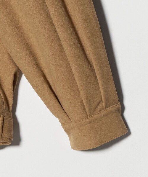 VACHEMENT（ヴァシュモン）の「＜VACHEMENT＞レザーライク ジップ ブルゾン（ブルゾン・レディース・ベージュ・FREE）」の4枚目の写真