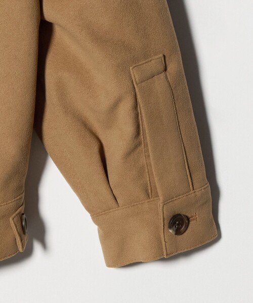 VACHEMENT（ヴァシュモン）の「＜VACHEMENT＞レザーライク ジップ ブルゾン（ブルゾン・レディース・ベージュ・FREE）」の5枚目の写真