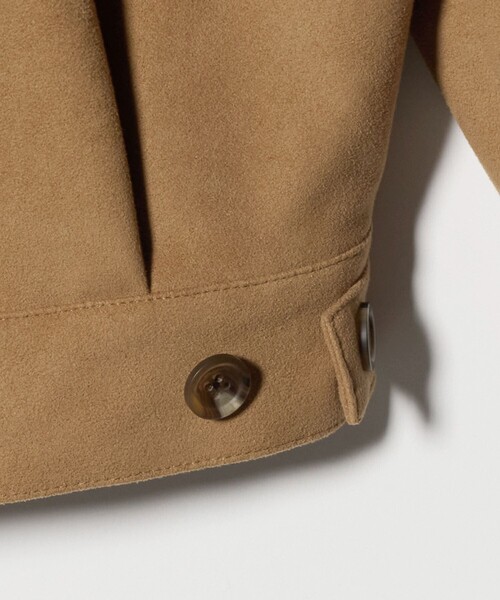 VACHEMENT（ヴァシュモン）の「＜VACHEMENT＞レザーライク ジップ ブルゾン（ブルゾン・レディース・ベージュ・FREE）」の7枚目の写真