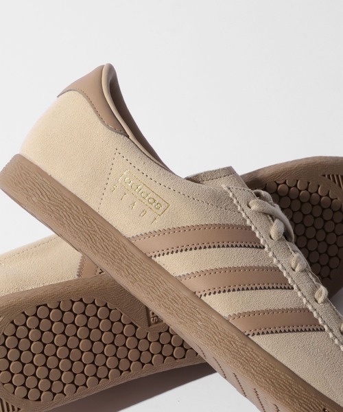 RAGEBLUE（レイジブルー）の「【adidas/アディダス】STADT/シュタット（スニーカー・メンズ・ベージュ・LARGE/MEDIUM）」の2枚目の写真