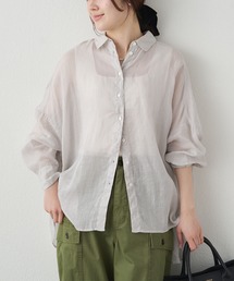 PUAL CE CIN | ラミーオーバーシャツブラウス(シャツ/ブラウス)