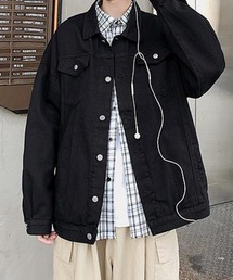 KELVIN（ケルヴァン）の「Basic Oversized Denim Jacket ベーシック オーバーサイズ デニムジャケット（デニムジャケット）」