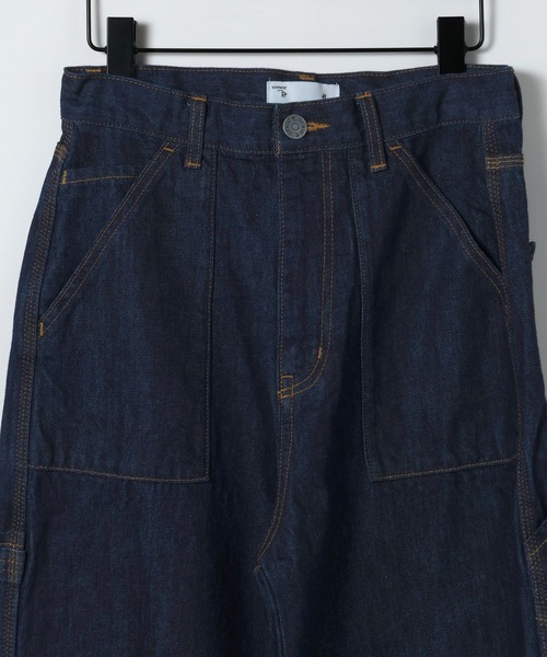 eL（エル）の「【eL】Denim Painter Pants/645132（デニムパンツ・レディース・ネイビー/ブルー・SMALL/MEDIUM）」の13枚目の写真