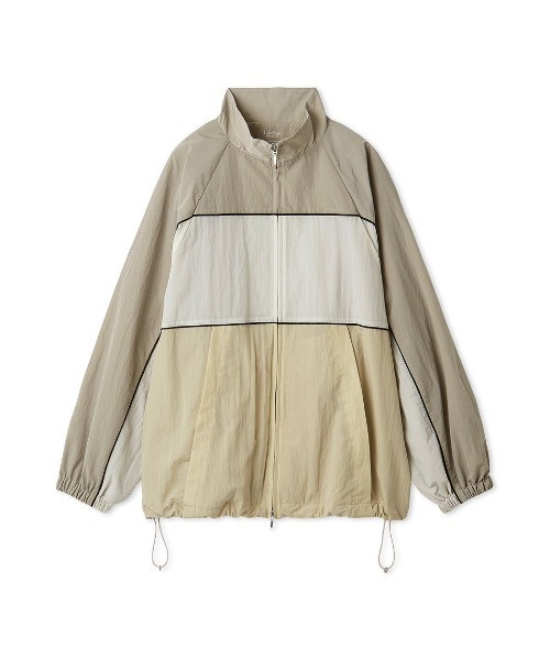 Mila Owen（ミラオーウェン）の「ナイロントラックジャケット（ブルゾン・レディース・ブラック/ベージュ/ミント・F）」の14枚目の写真